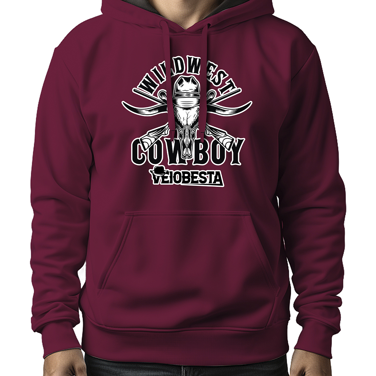 MOLETOM MASCULINO WILD WEST VEIOBESTA
