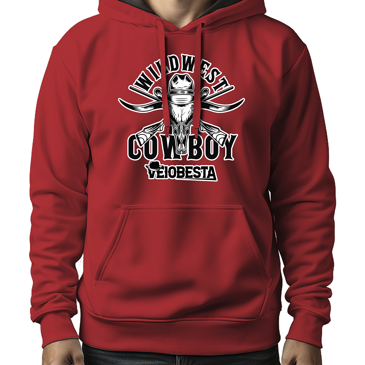 MOLETOM MASCULINO WILD WEST VEIOBESTA
