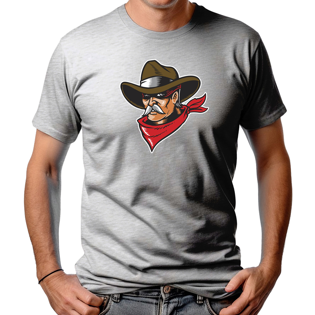 CAMISETA MASCULINA COWBOY BIG MUSTACHE 2