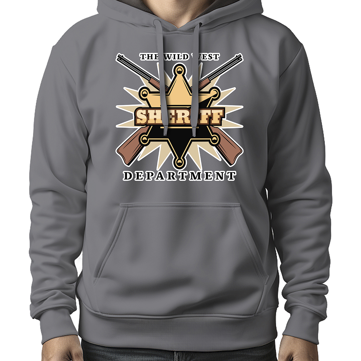 MOLETOM MASCULINO SHERIFF WILD WEST