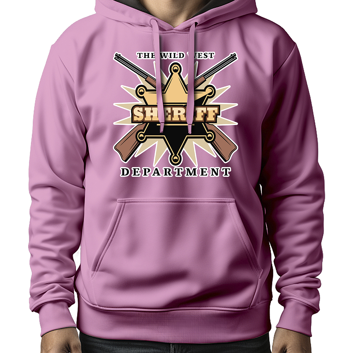 MOLETOM MASCULINO SHERIFF WILD WEST