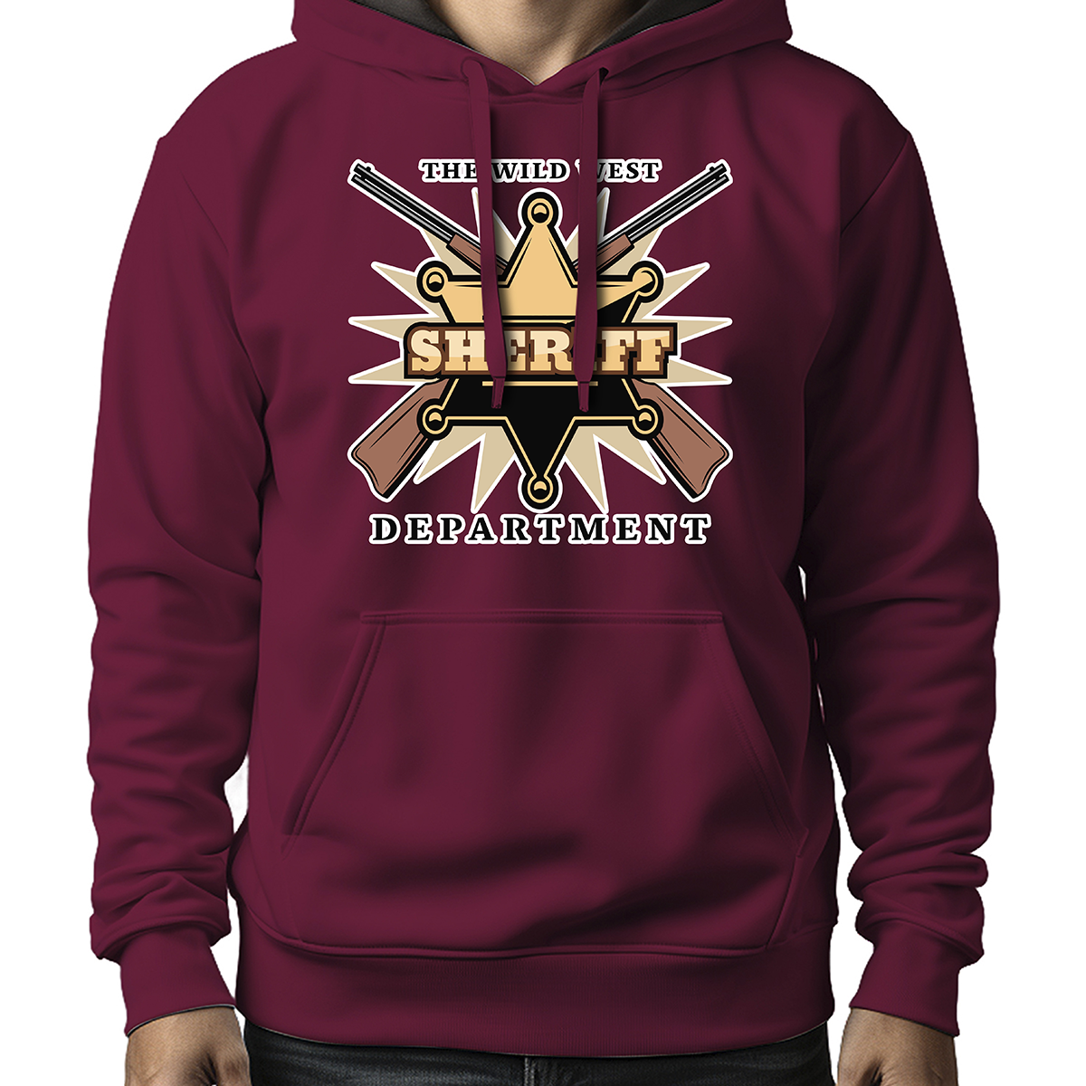 MOLETOM MASCULINO SHERIFF WILD WEST