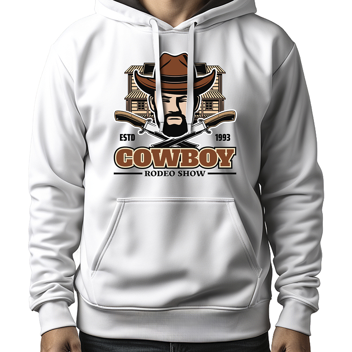 MOLETOM MASCULINO COWBOY ESTD 1933