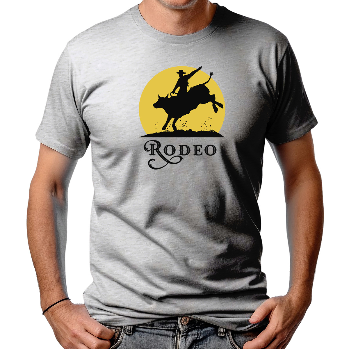 CAMISETA MASCULINA RODEO MOON