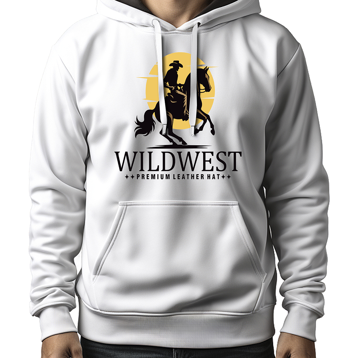MOLETOM MASCULINO WILDWEST PREMIUM LEATHER