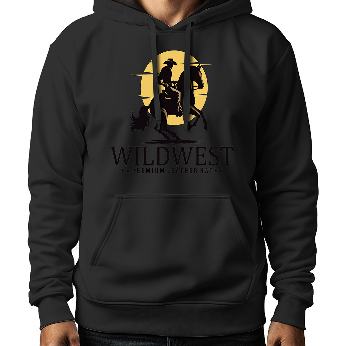 MOLETOM MASCULINO WILDWEST PREMIUM LEATHER