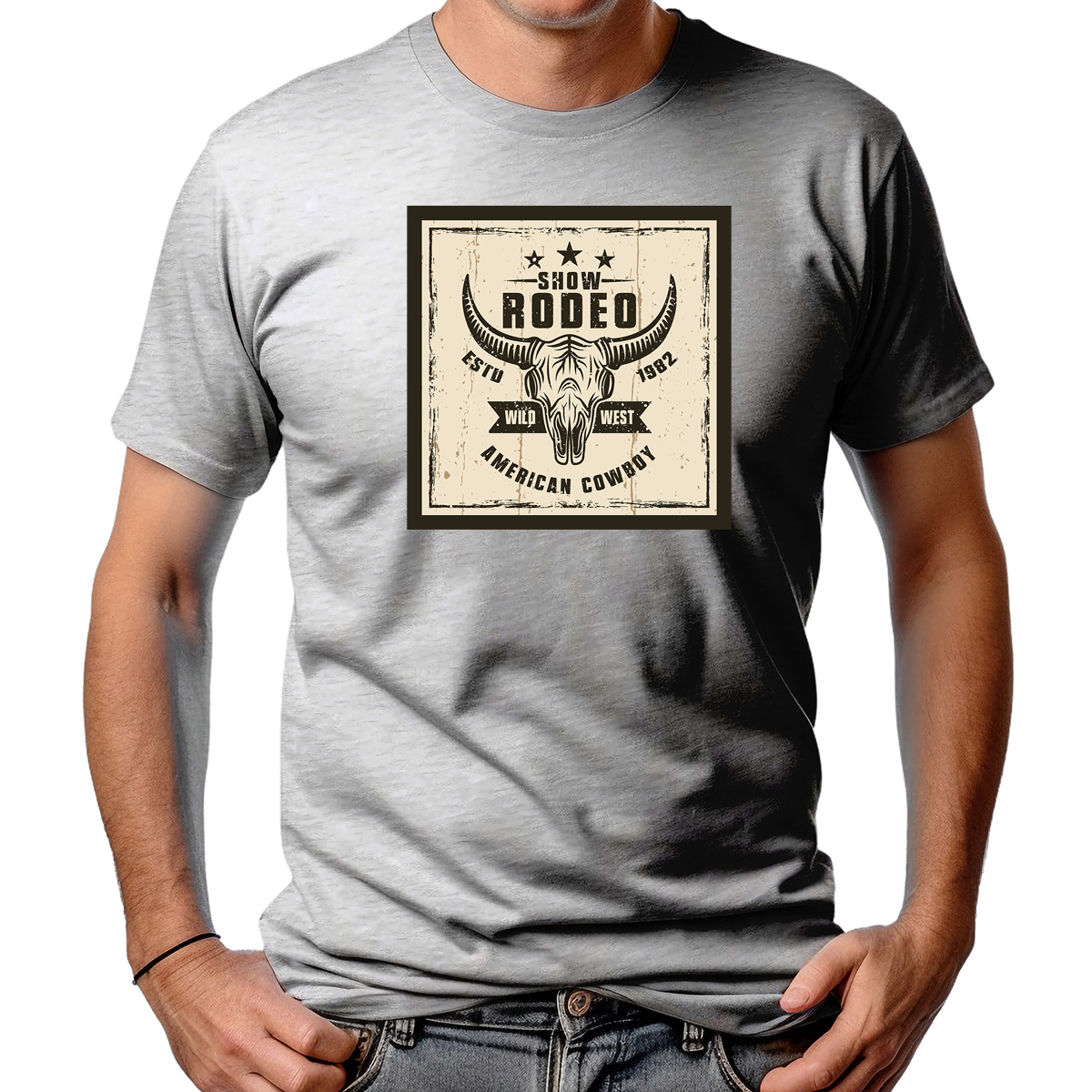 CAMISETA MASCULINA SHOW RODEO ESTD 1992