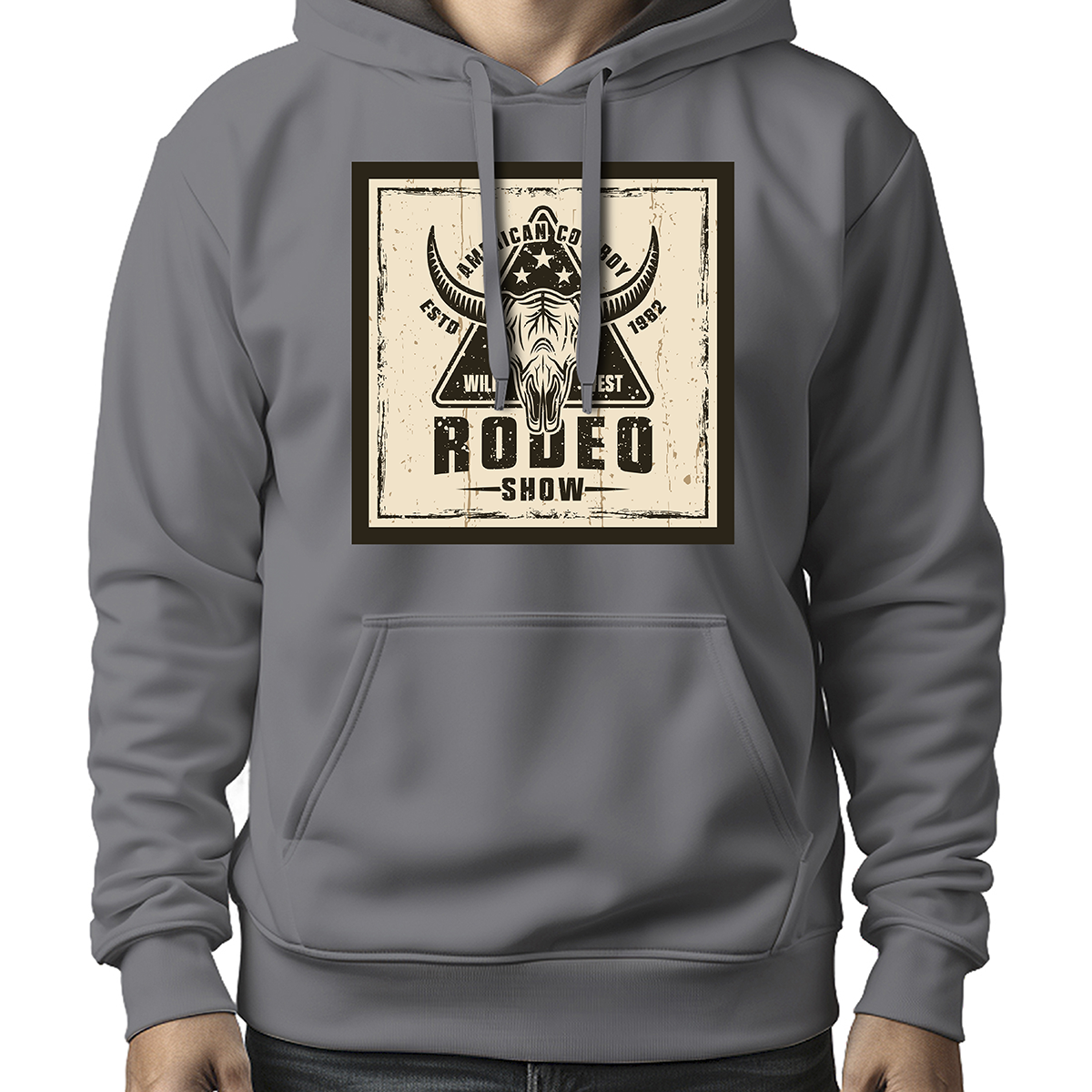 MOLETOM MASCULINO SHOW RODEO ESTD 1992