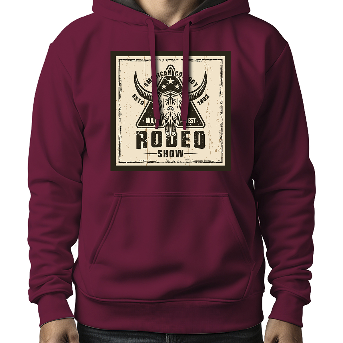 MOLETOM MASCULINO SHOW RODEO ESTD 1992