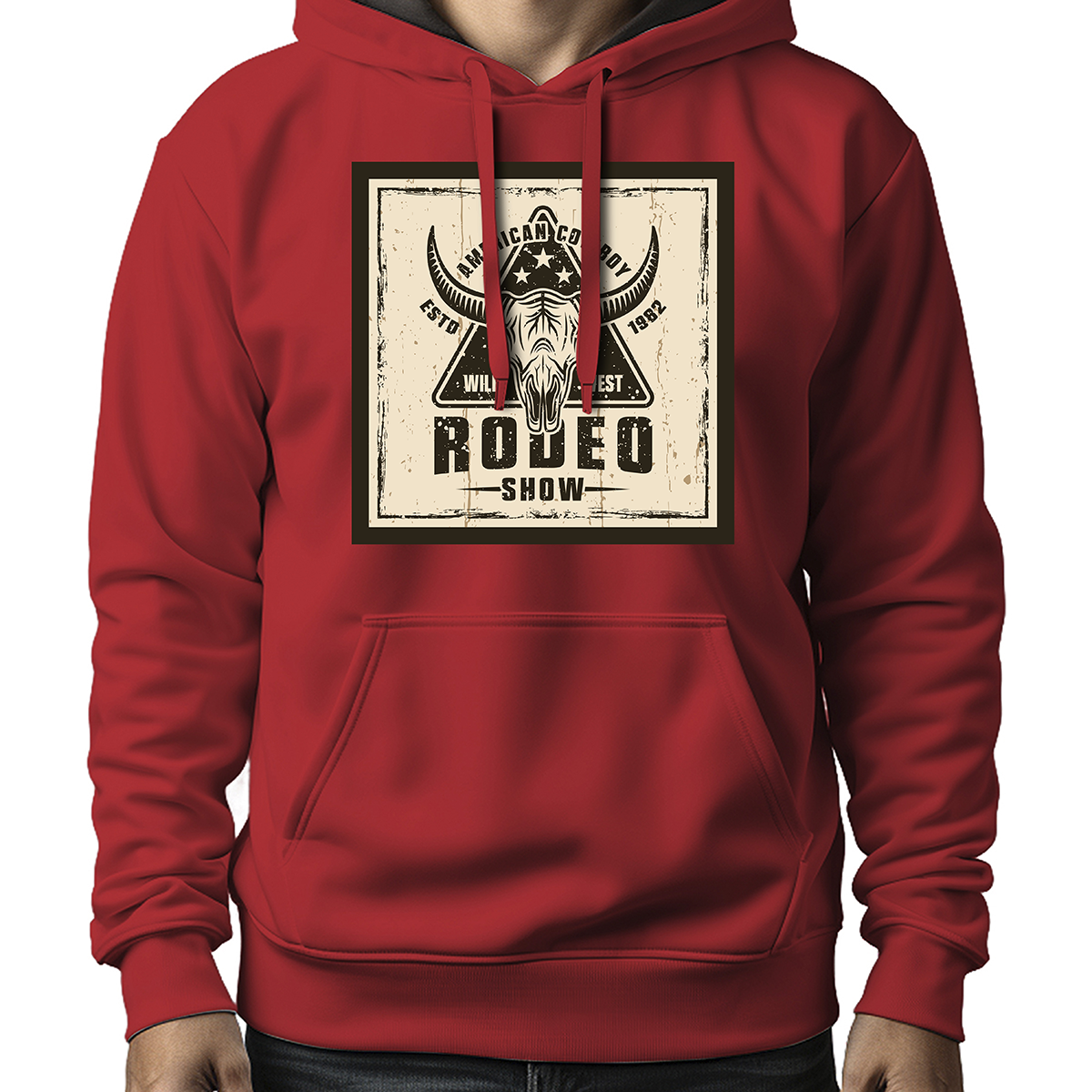 MOLETOM MASCULINO SHOW RODEO ESTD 1992