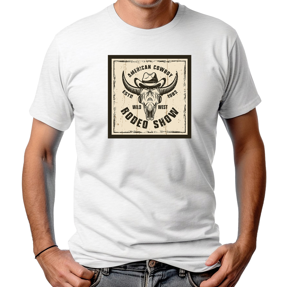 CAMISETA MASCULINA AMERICAN RODEO SHOW