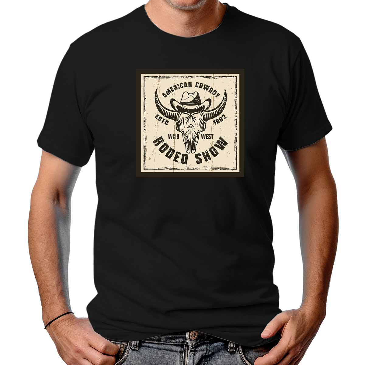 CAMISETA MASCULINA AMERICAN RODEO SHOW