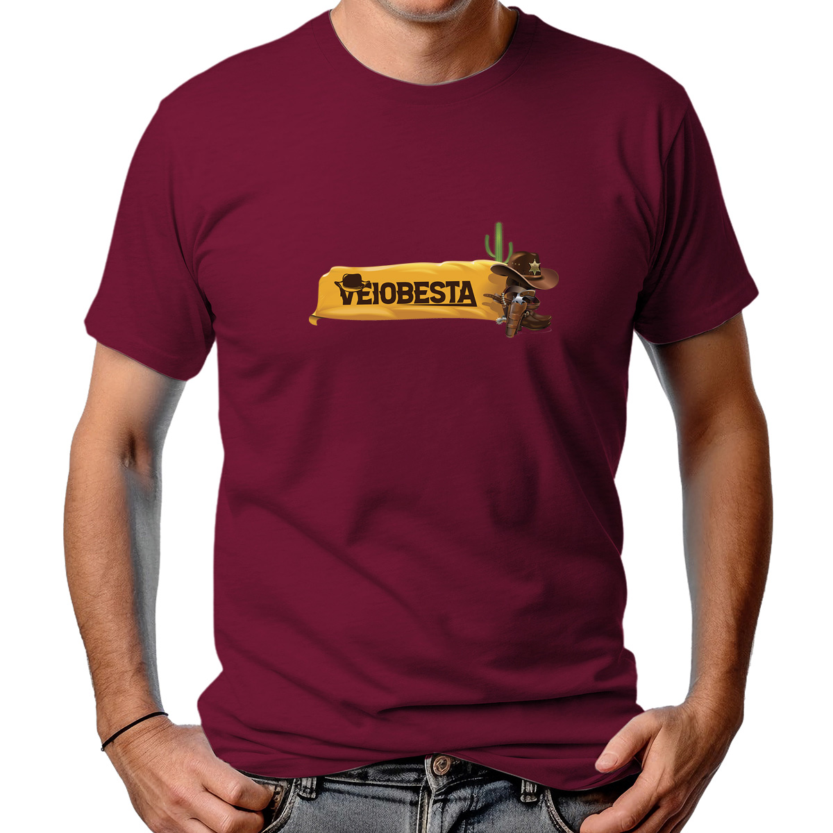 CAMISETA MASCULINA VEIOBESTA ORIGINAL