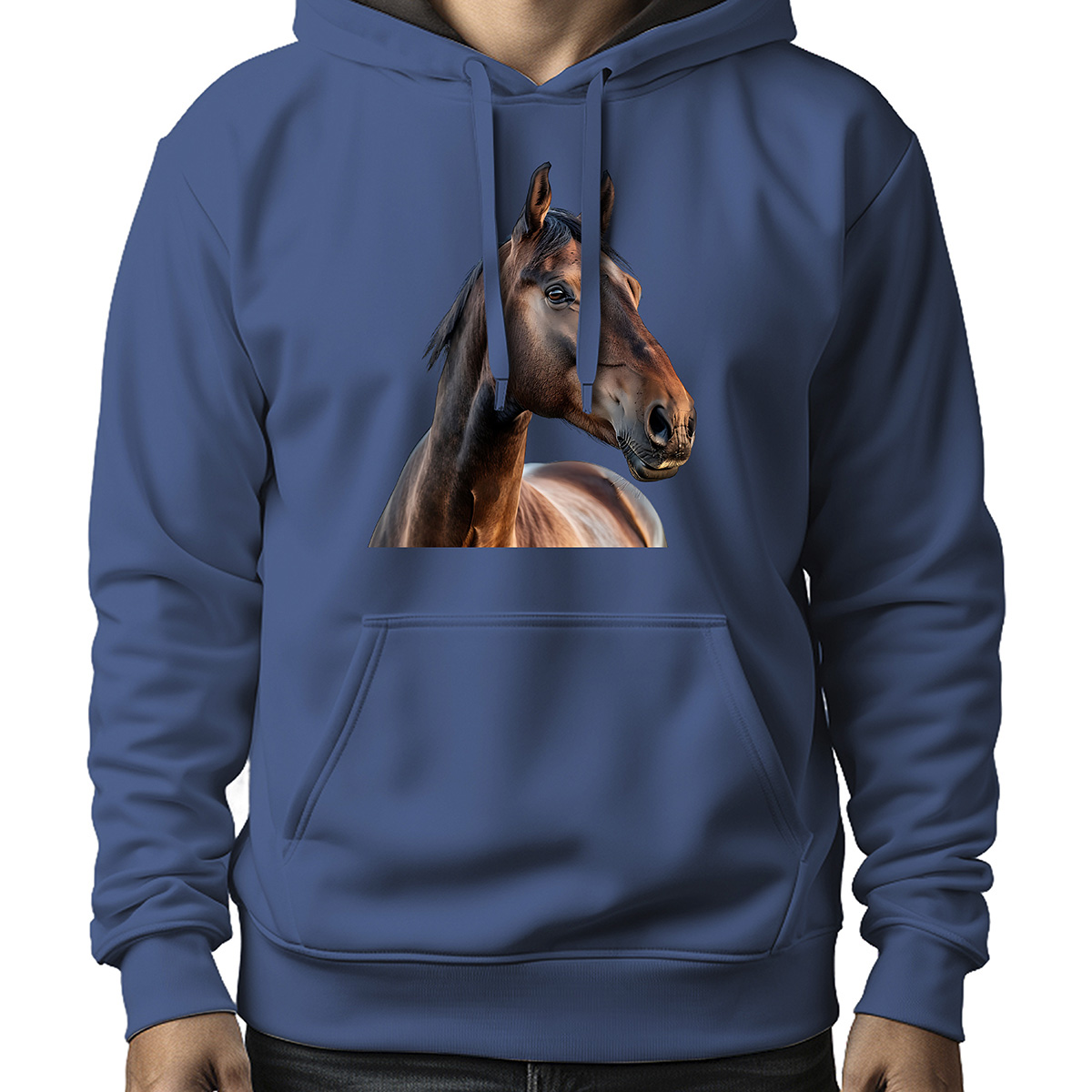 MOLETOM MASCULINO NATURAL HORSE