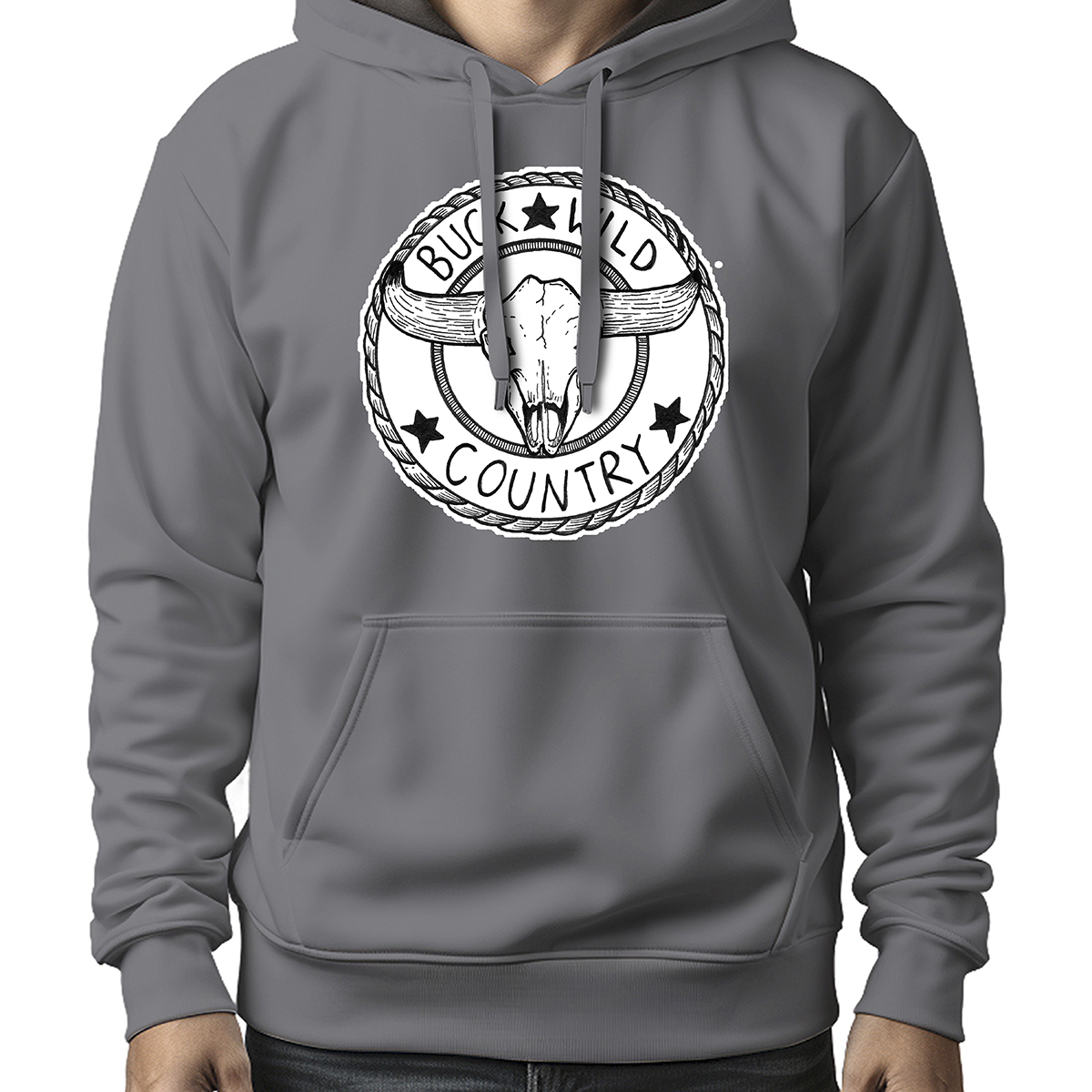 MOLETOM MASCULINO BUCK WILD COUNTRY
