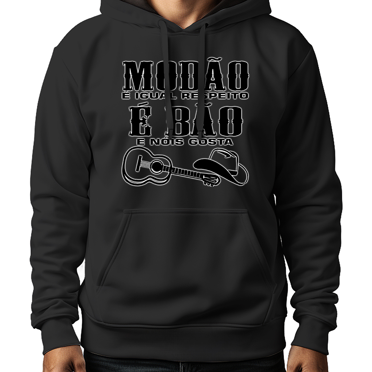 MOLETOM MASCULINO MODÃO É BÃO