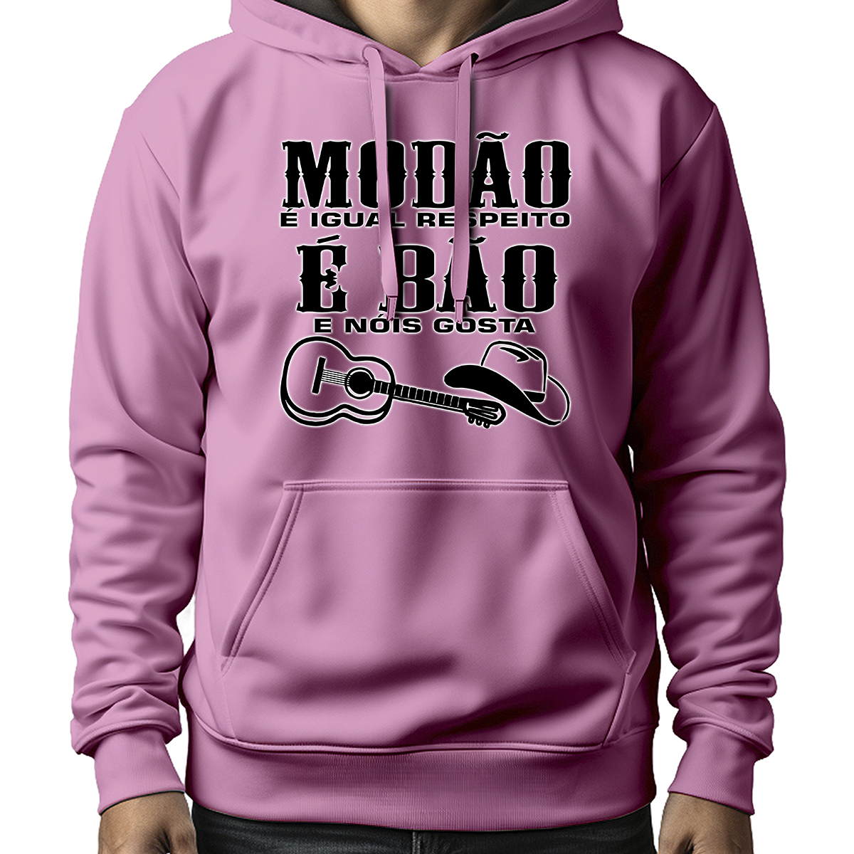 MOLETOM MASCULINO MODÃO É BÃO