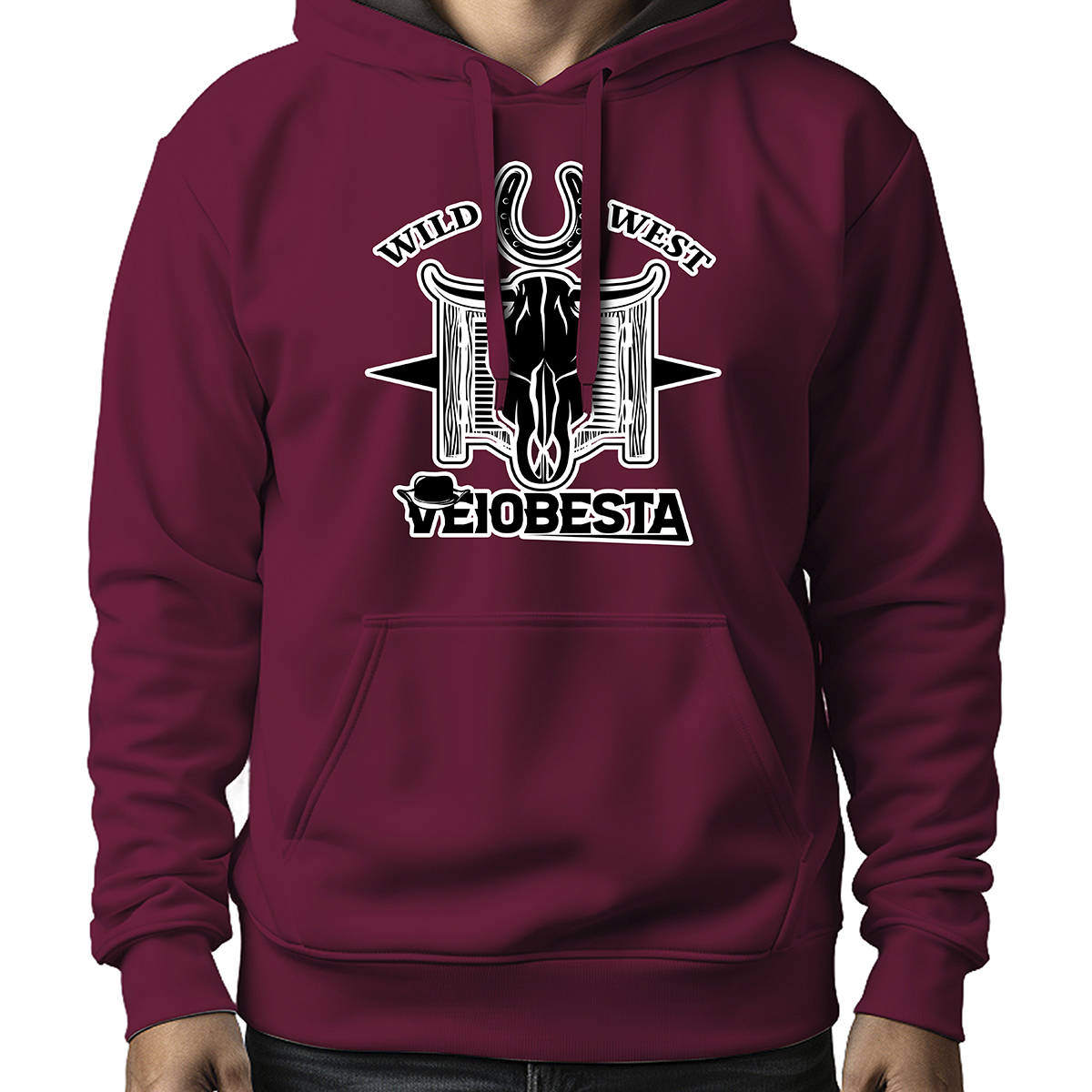 MOLETOM MASCULINO WILD WEST VEIOBESTA