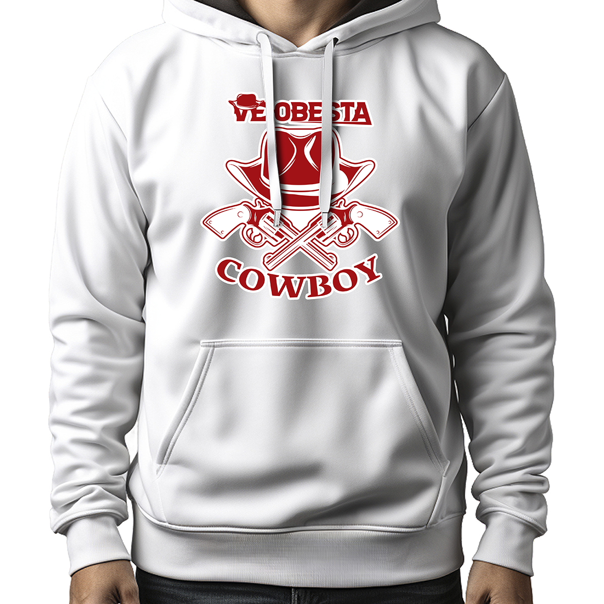 CAMISETA MASCULINA VEIOBESTA COWBOY GUN