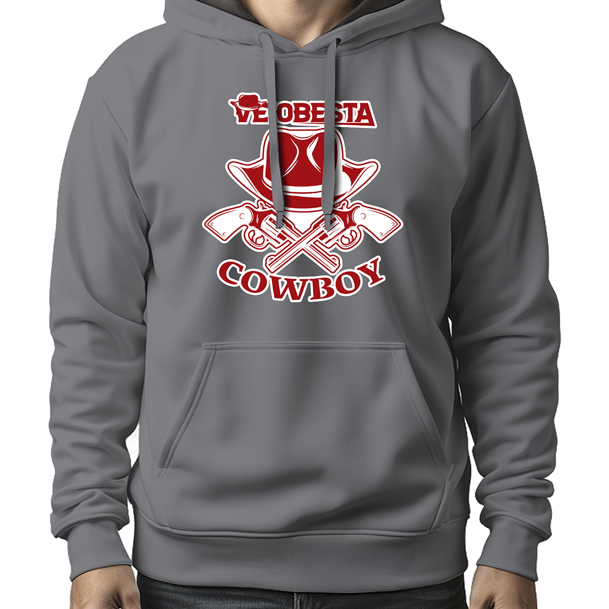 CAMISETA MASCULINA VEIOBESTA COWBOY GUN