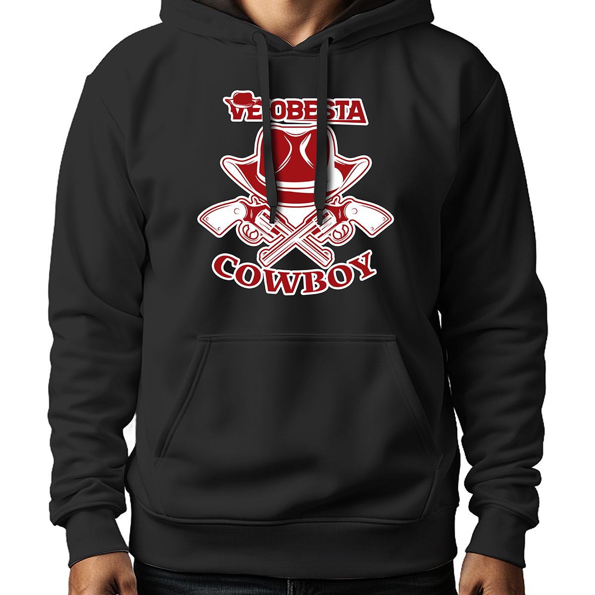 CAMISETA MASCULINA VEIOBESTA COWBOY GUN