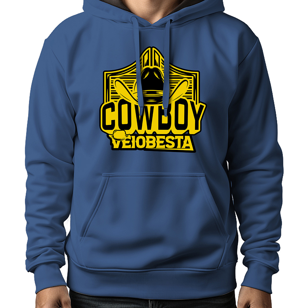MOLETOM MASCULINO VEIOBESTA COWBOY
