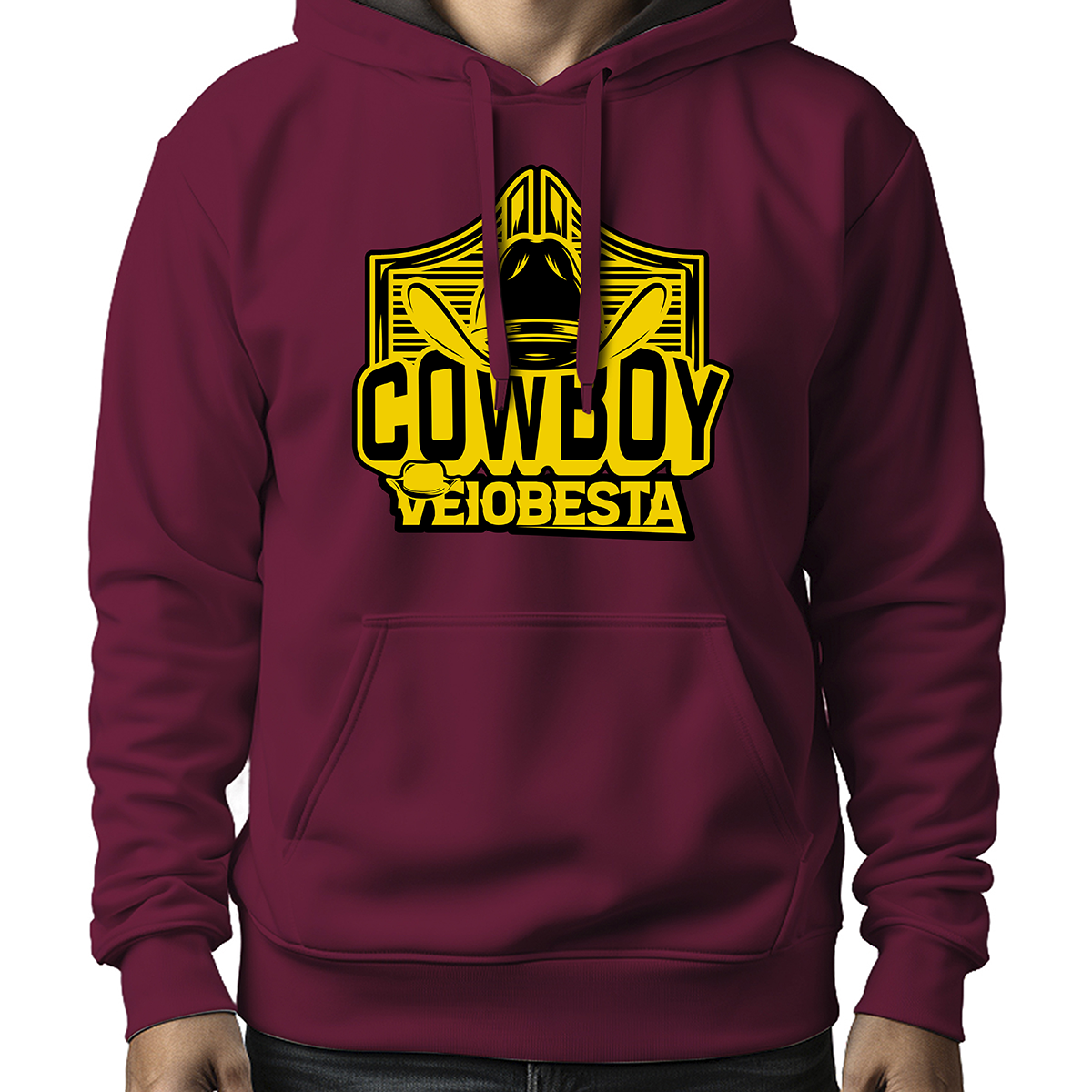 MOLETOM MASCULINO VEIOBESTA COWBOY