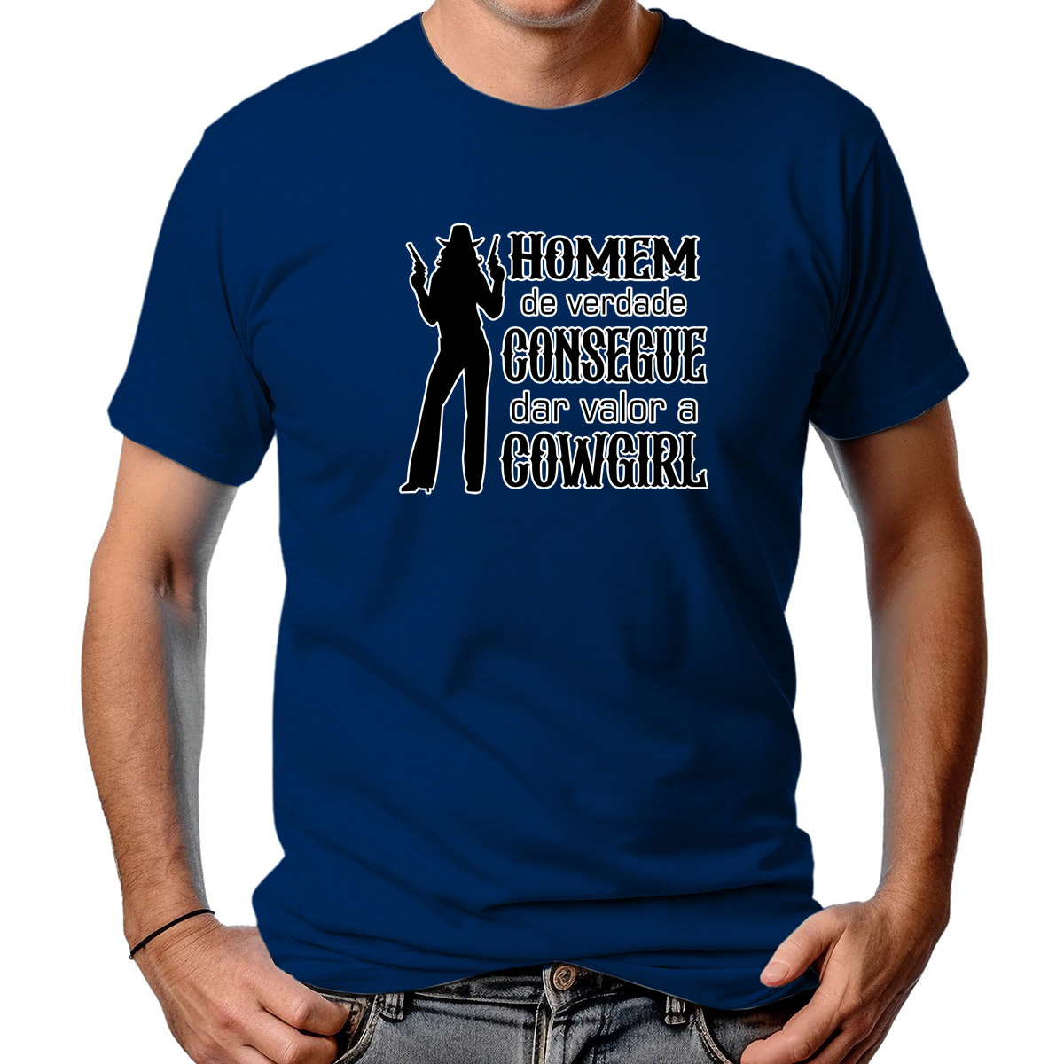 CAMISETA MASCULINA HOMEM DE VERDADE