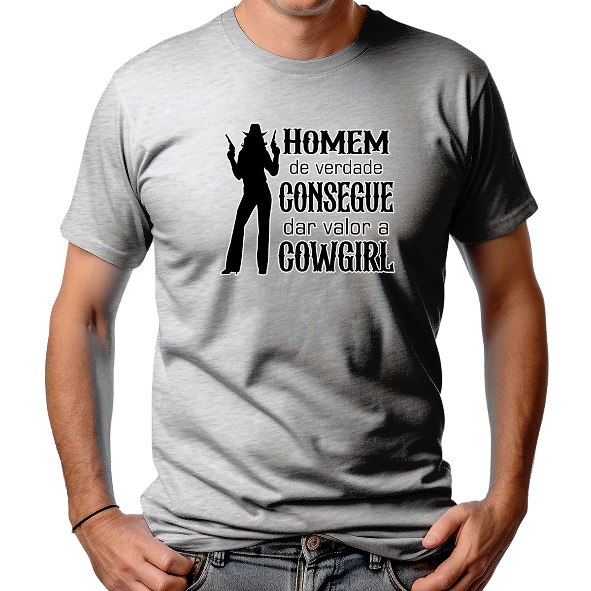 CAMISETA MASCULINA HOMEM DE VERDADE