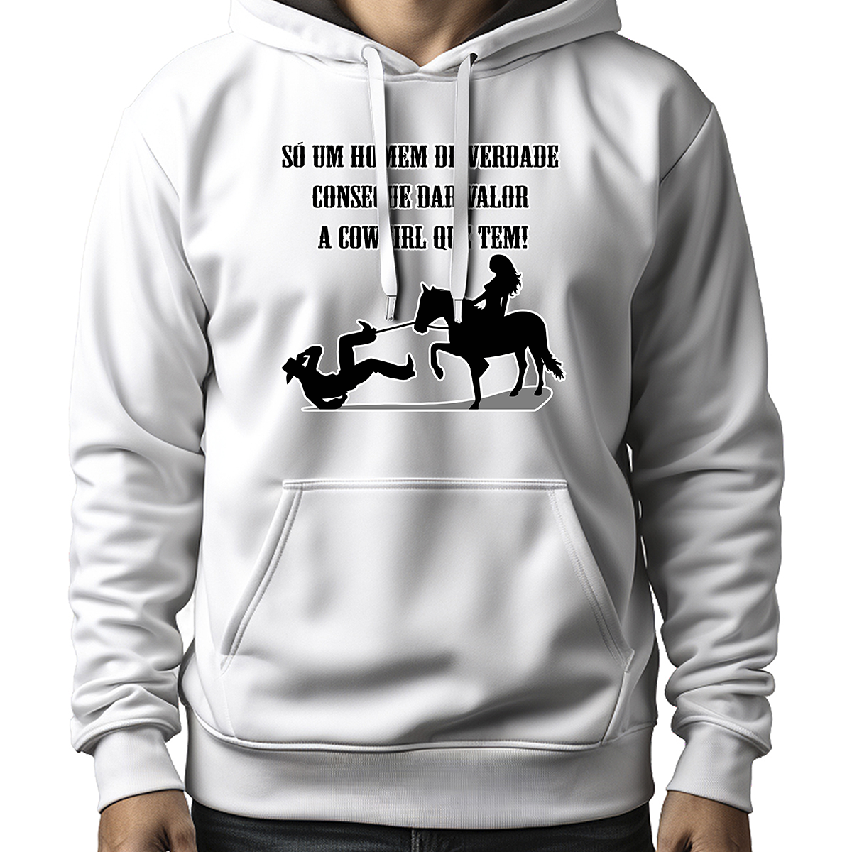MOLETOM MASCULINO VALOR A COWGIRL