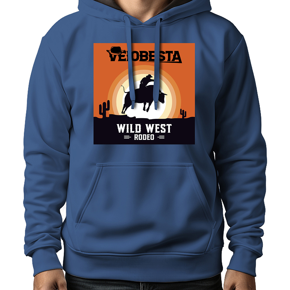 MOLETOM MASCULINO WILD WEST RODEIO