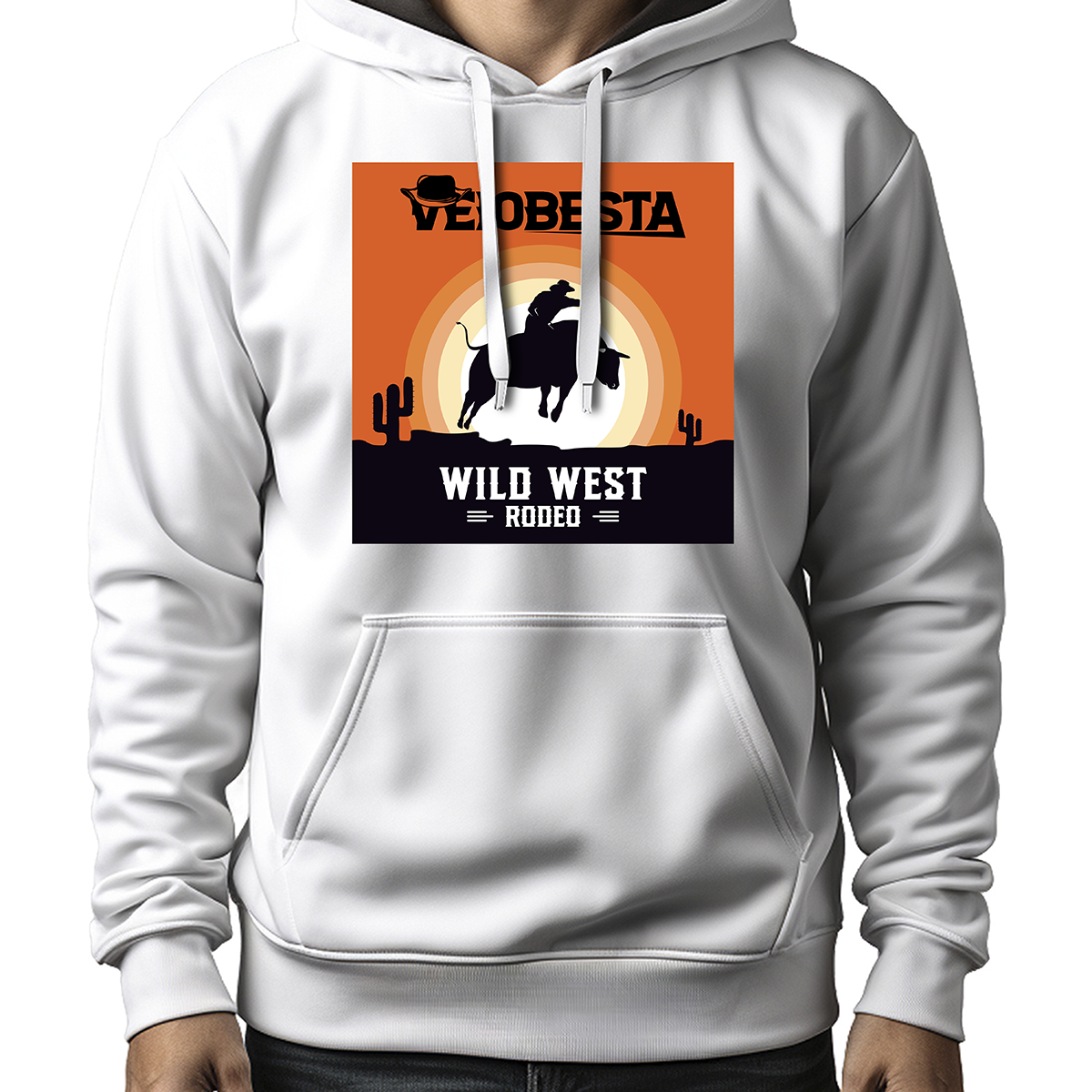 MOLETOM MASCULINO WILD WEST RODEIO