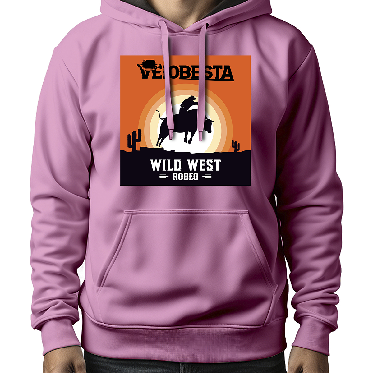 MOLETOM MASCULINO WILD WEST RODEIO
