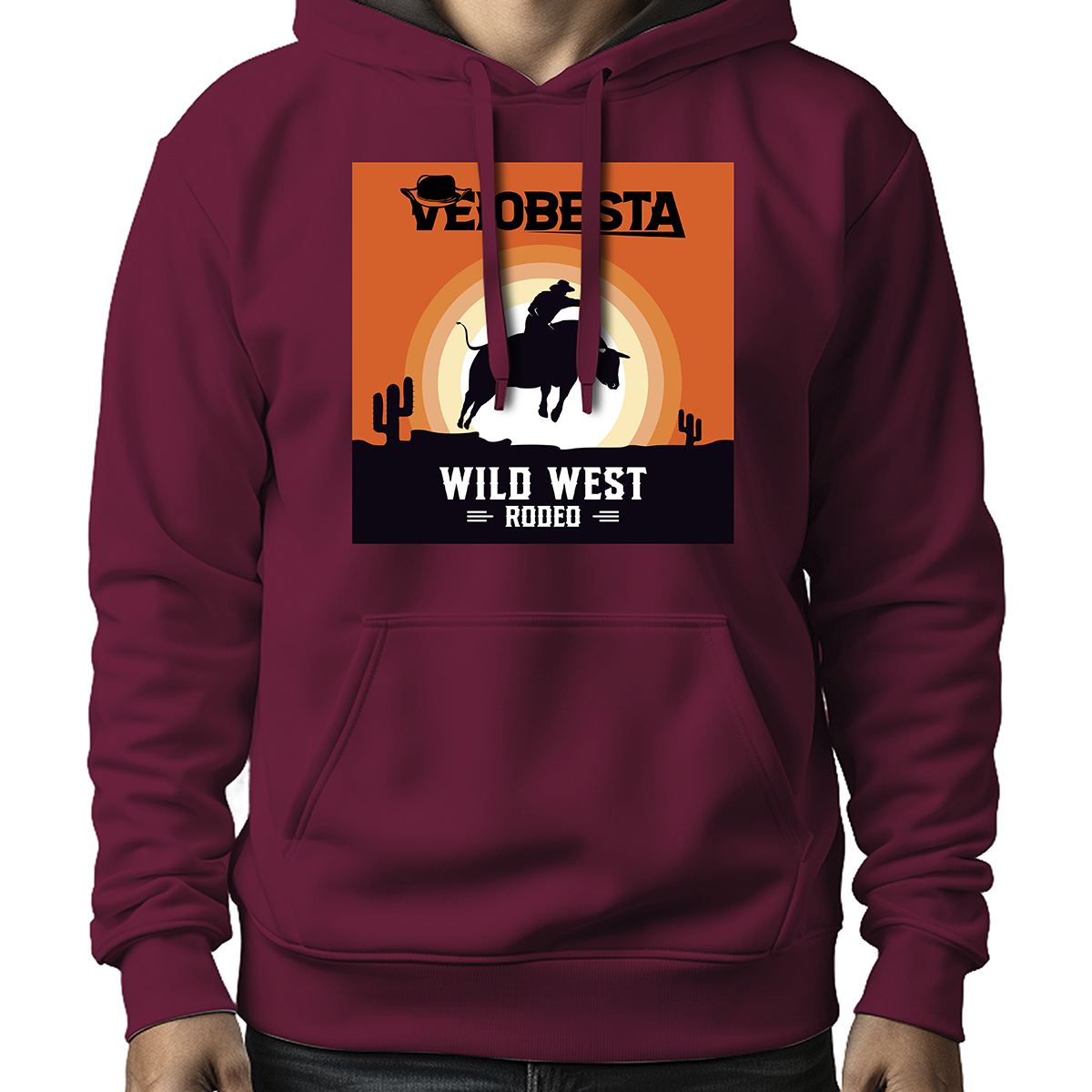 MOLETOM MASCULINO WILD WEST RODEIO