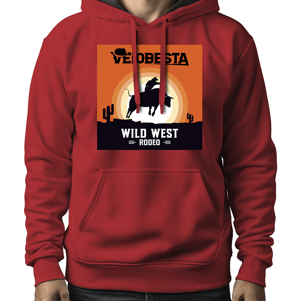 MOLETOM MASCULINO WILD WEST RODEIO