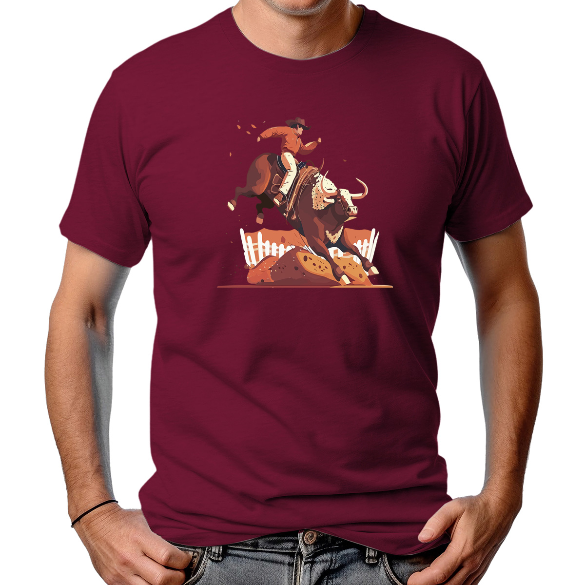 CAMISETA MASCULINA UNTAMED BULL
