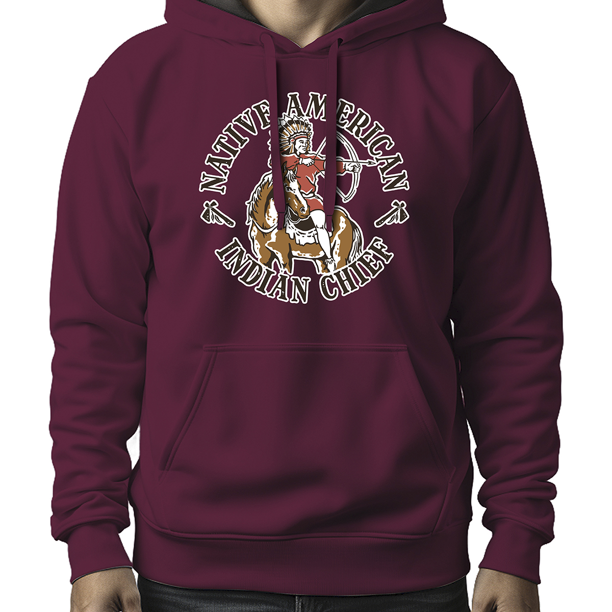 MOLETOM MASCULINO INDIAN CHIEF