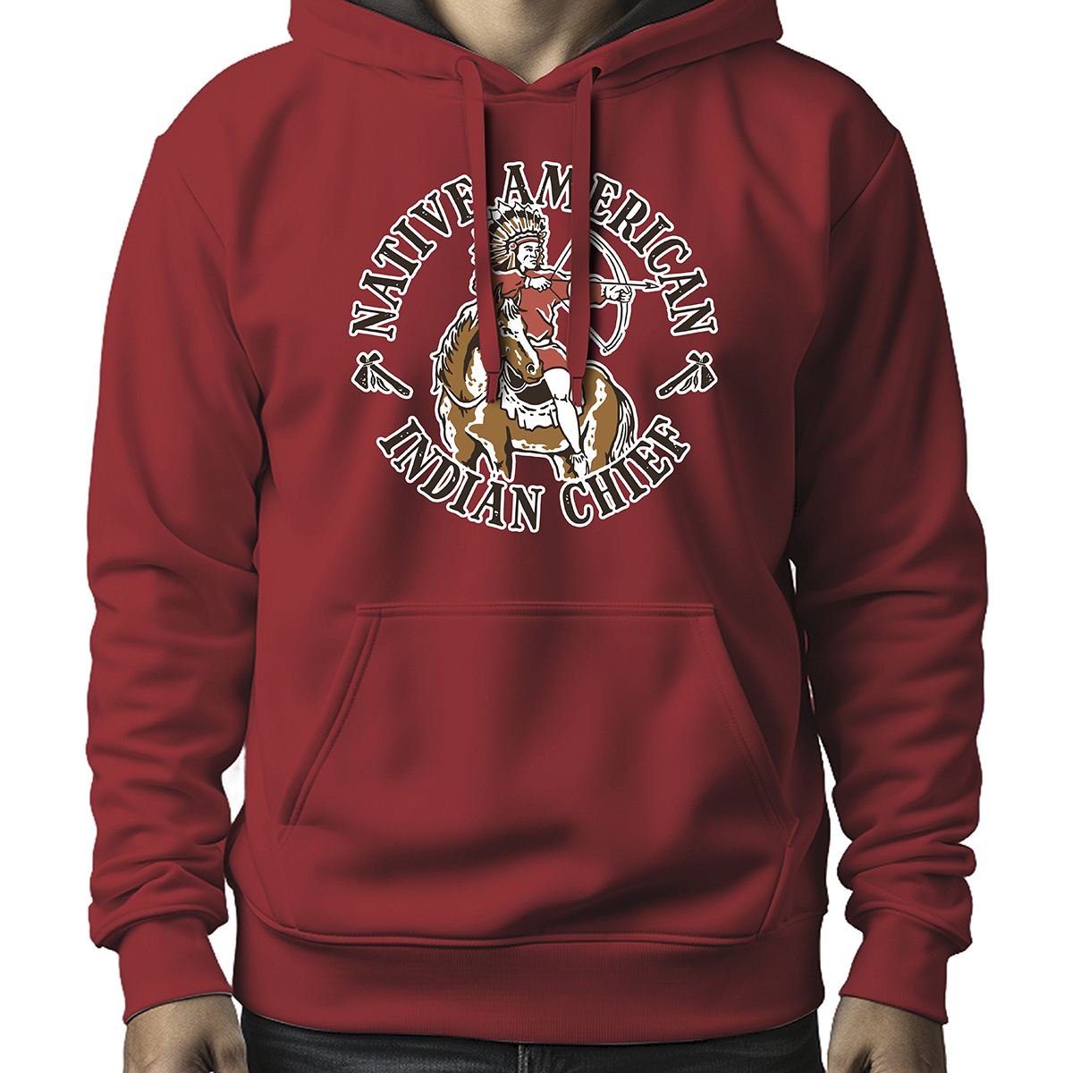 MOLETOM MASCULINO INDIAN CHIEF