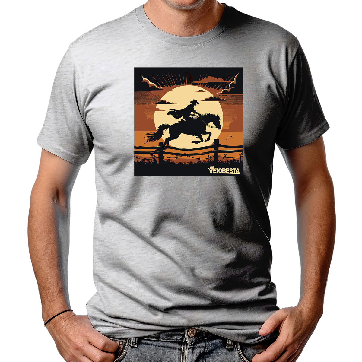 CAMISETA MASCULINA WESTERN FRONTIER