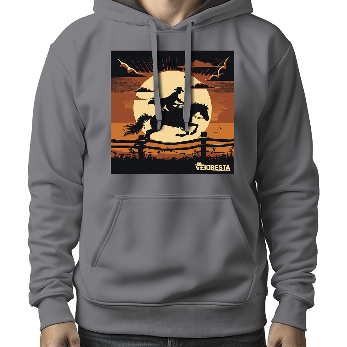 MOLETOM MASCULINO WESTERN FRONTIER