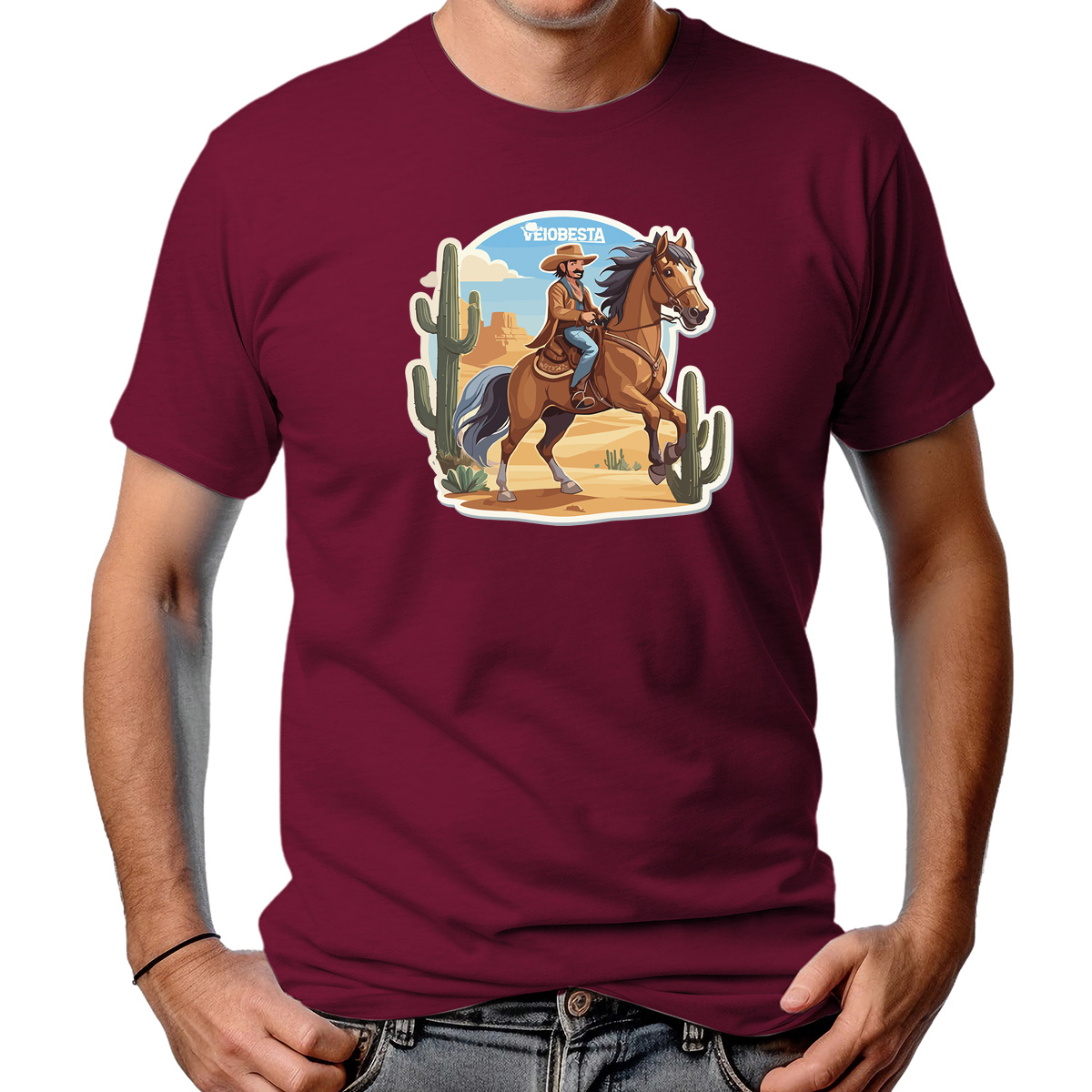 CAMISETA MASCULINA PEÃO RANCHEIRO