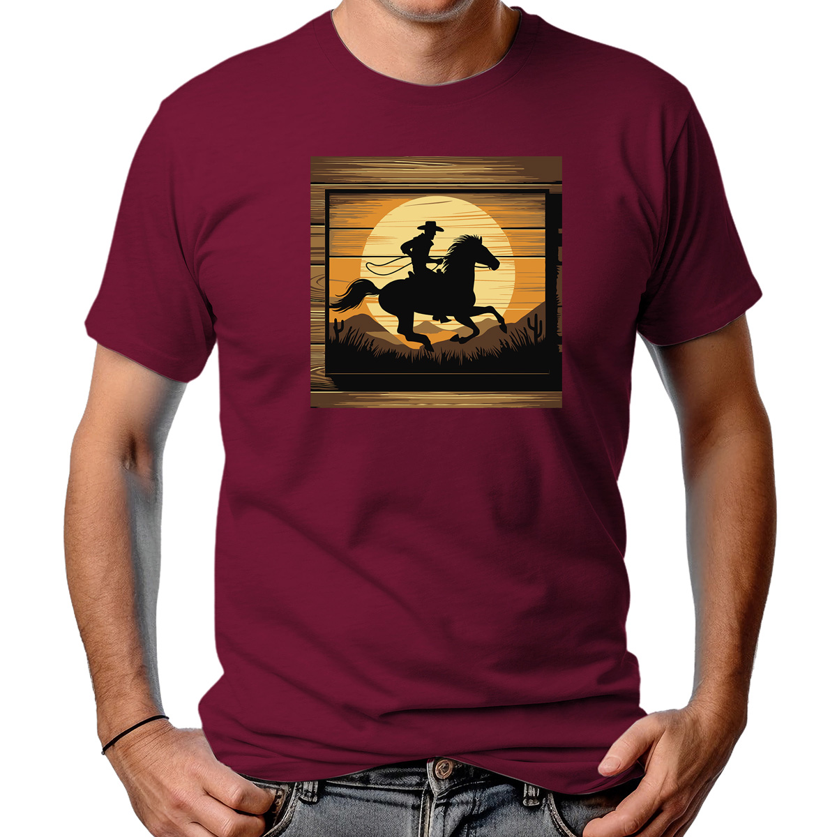 CAMISETA MASCULINA WESTERN FRONTIER 2