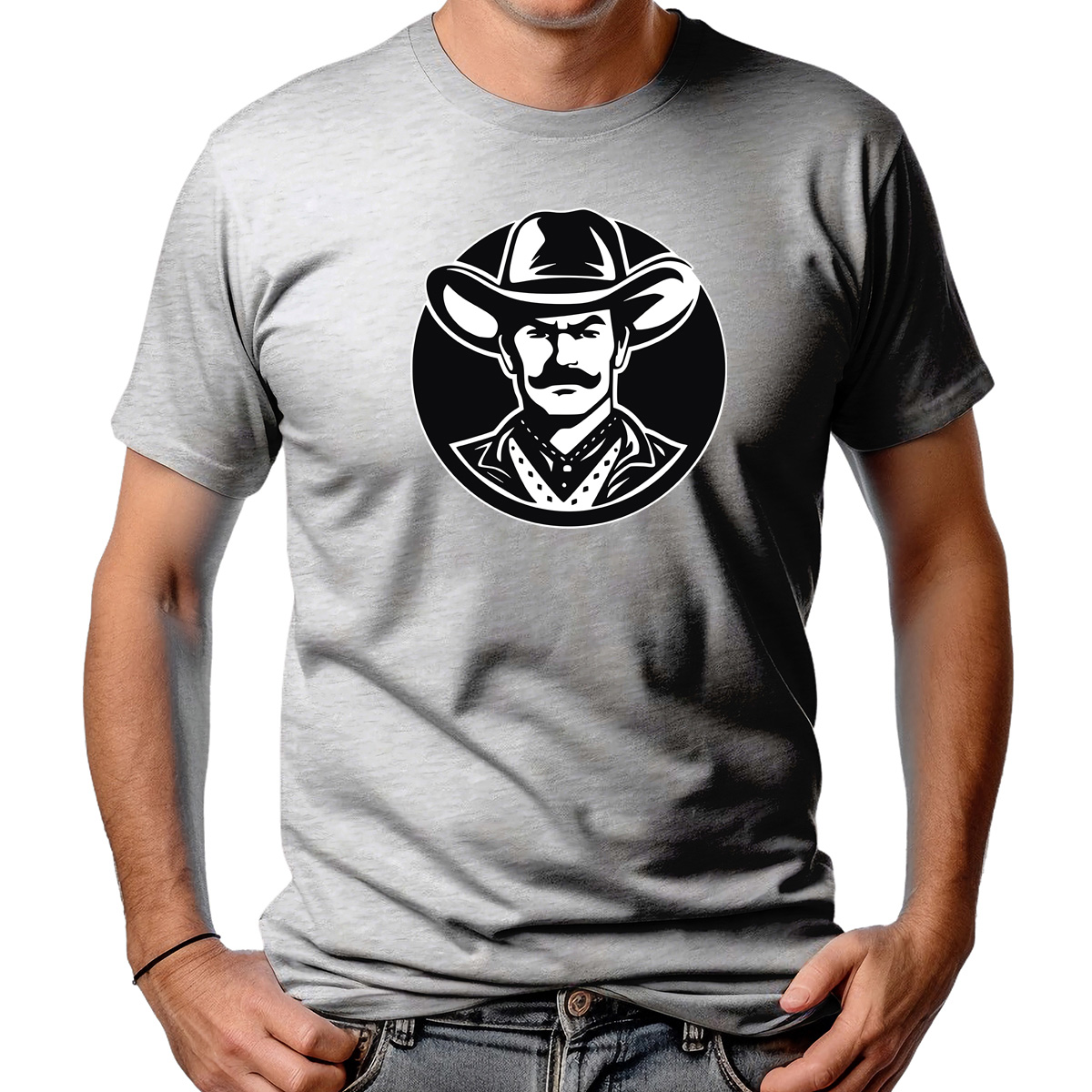 CAMISETA MASCULINA SHERIFF FAROESTE
