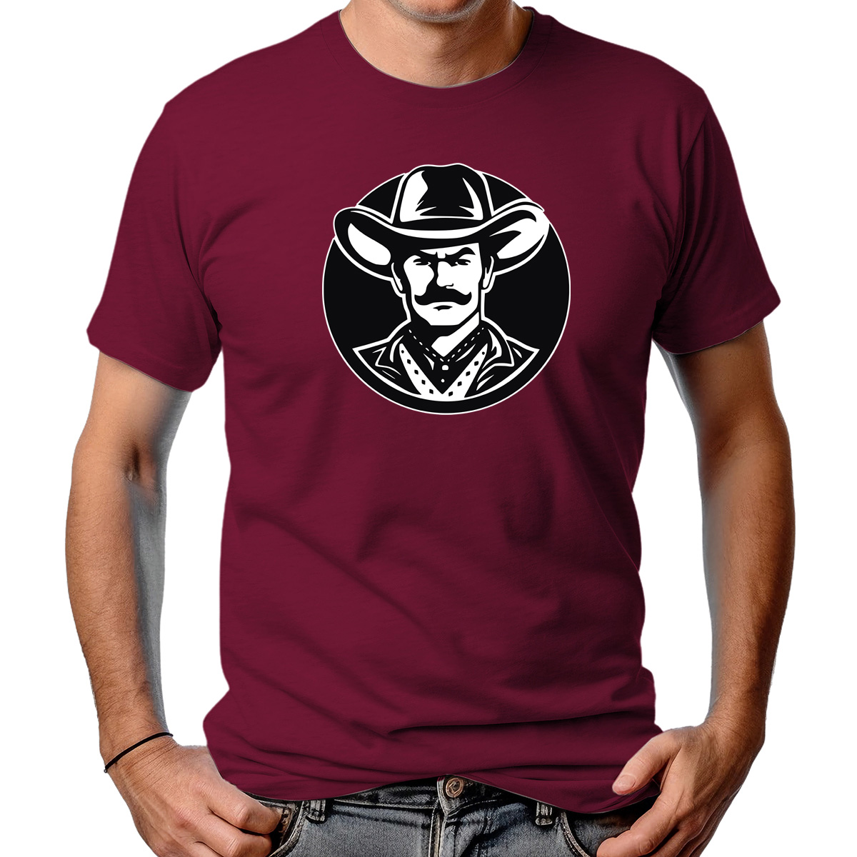 CAMISETA MASCULINA SHERIFF FAROESTE