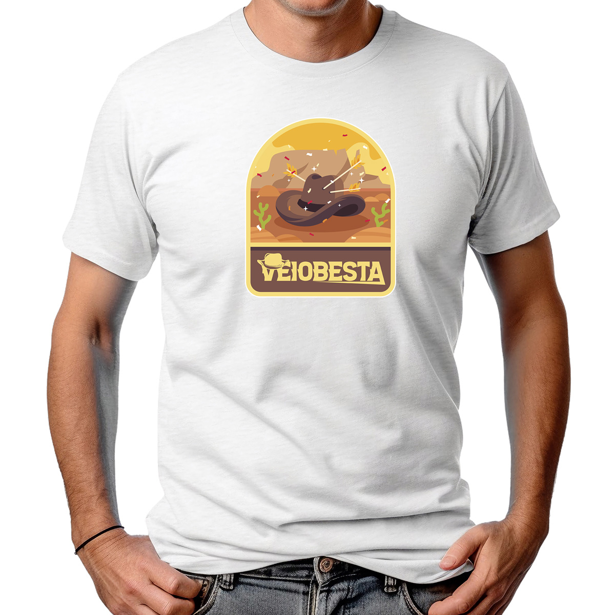 CAMISETA MASCULINA WILDWEST HAT