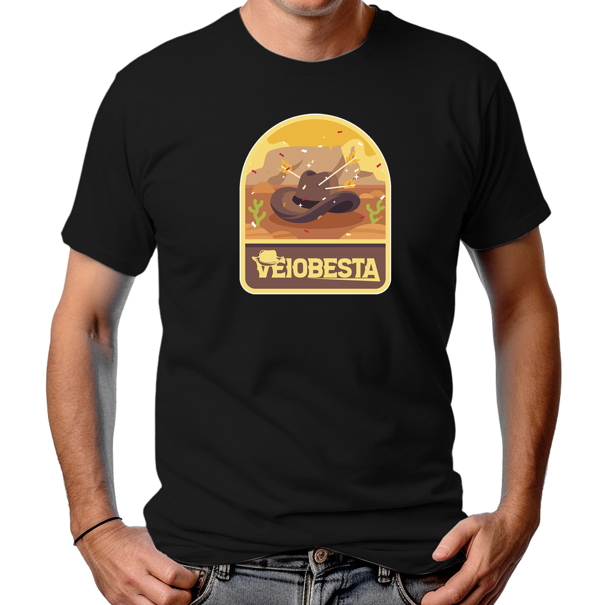 CAMISETA MASCULINA WILDWEST HAT