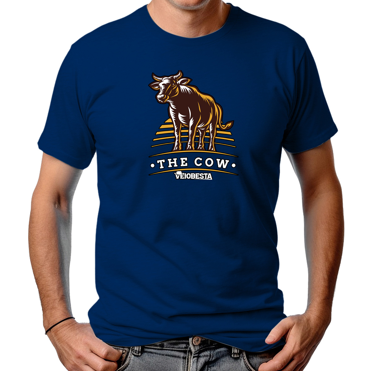 CAMISETA MASCULINA THE COW