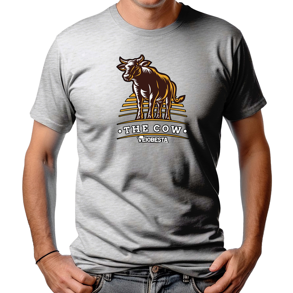 CAMISETA MASCULINA THE COW