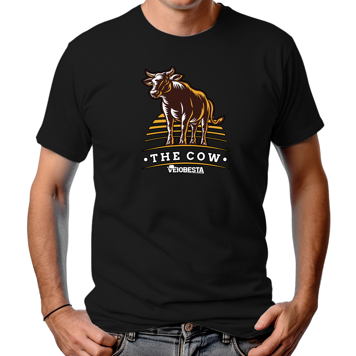 CAMISETA MASCULINA THE COW
