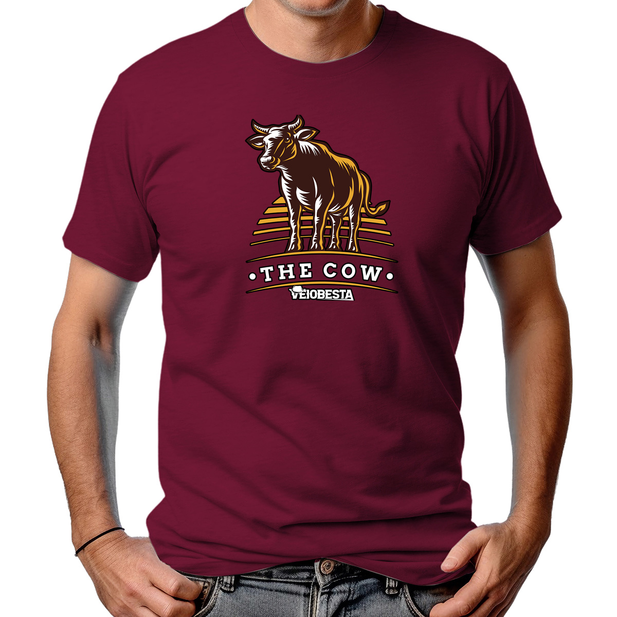 CAMISETA MASCULINA THE COW